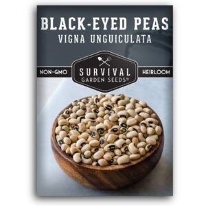 Black-Eyed Pea Seeds – Heat-Tolerant Cowpeas for Southern Gardens & Soil Enrichment