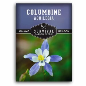 Blue Columbine Seeds – Hardy Perennial Wildflower for Pollinators, Shade Gardens & Containers