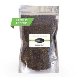 Bulk Buckwheat Seeds (2lb) – Fast-Growing Cover Crop and Multi-Use Grain for Gardens, Livestock & Emergency Preparedness