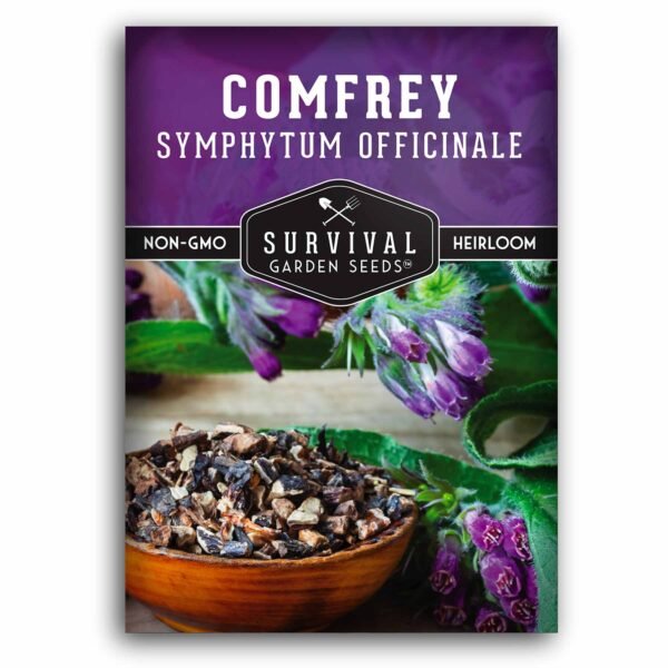 Comfrey Seeds - Hardy Perennial Herb for Pollinators, Soil Enrichment & Herbal Salves
