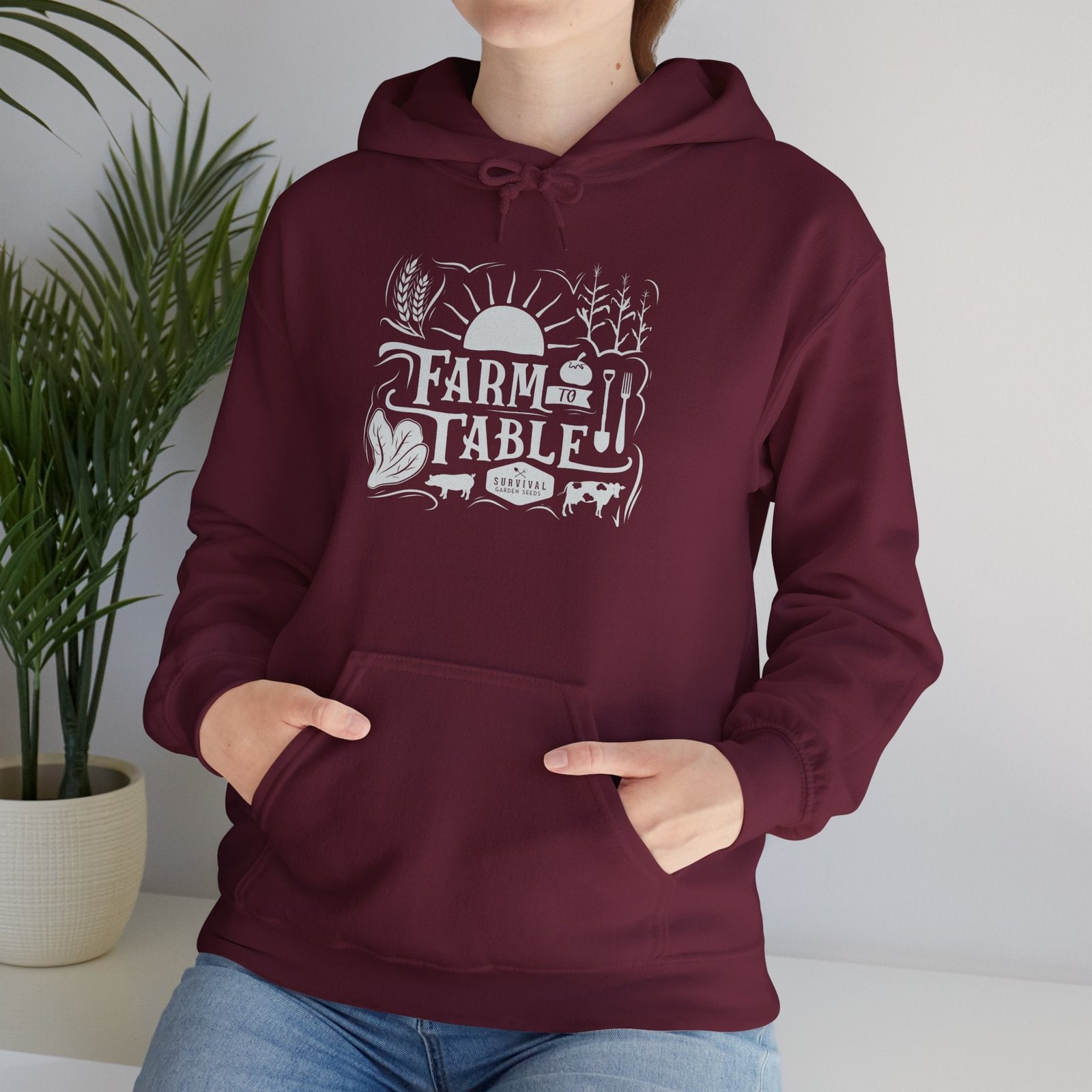 Farm-to-Table-Unisex-Hoodie-model-maroon.jpg