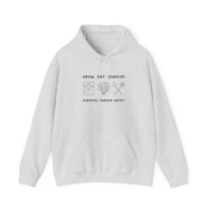 Unisex Hoodie - "Grow, Eat, Survive"