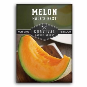 Hale’s Best Melon Seeds – Heirloom Sweet Cantaloupe with Juicy Flesh and Early Harvest