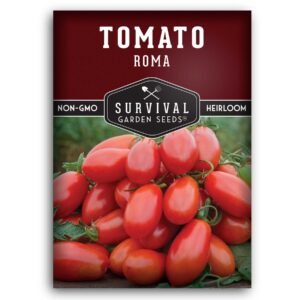 Roma Tomato Seeds – Compact, Prolific Paste Tomatoes for Sauces, Canning & Container Gardening