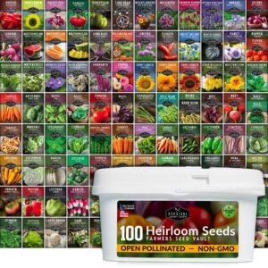 Complete Heirloom Survival Garden Seed Kit – 100 Non-GMO Packets